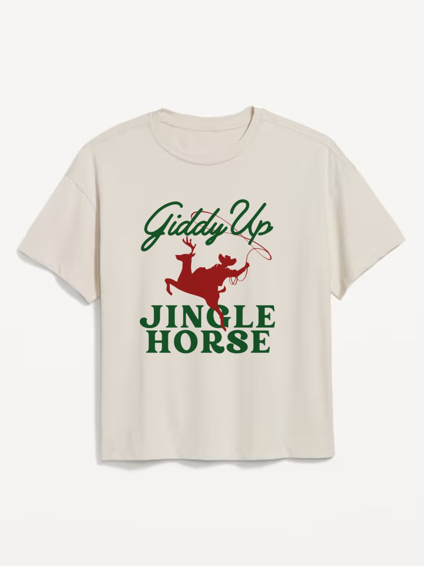 Giddy Up Jingle Horse T-shirt