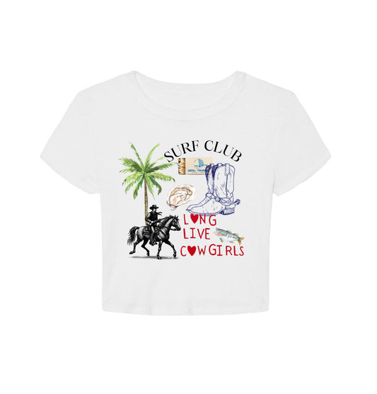 Long Live Coastal Cowgirls Baby Tee